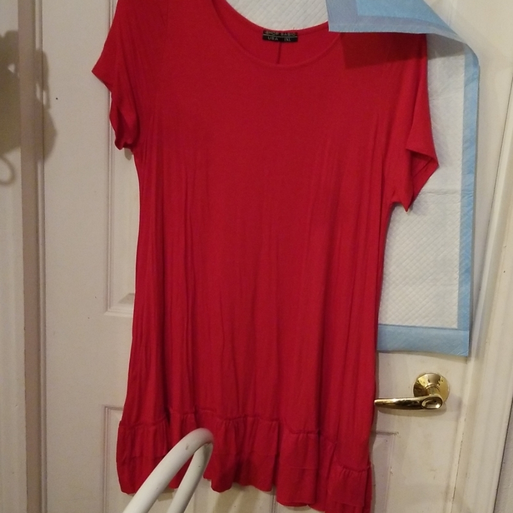Red dress, top